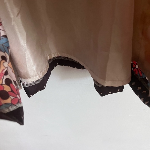 Tibi Y2K Vintage Inspired Cottagecore Silk Floral Strappy Cami Dress - Picture 8 of 12